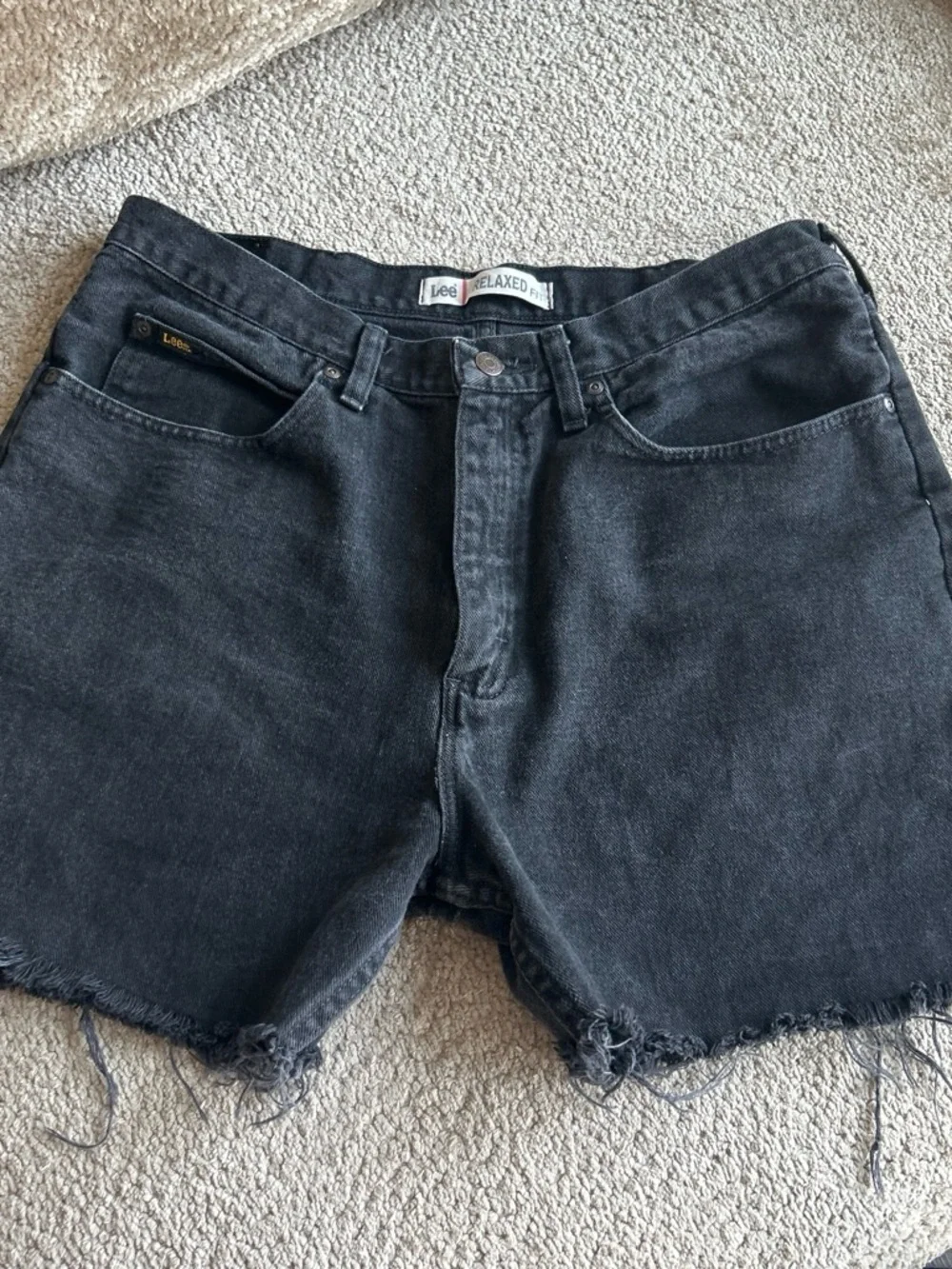 Lee Women's Black Cutoff Denim Shorts